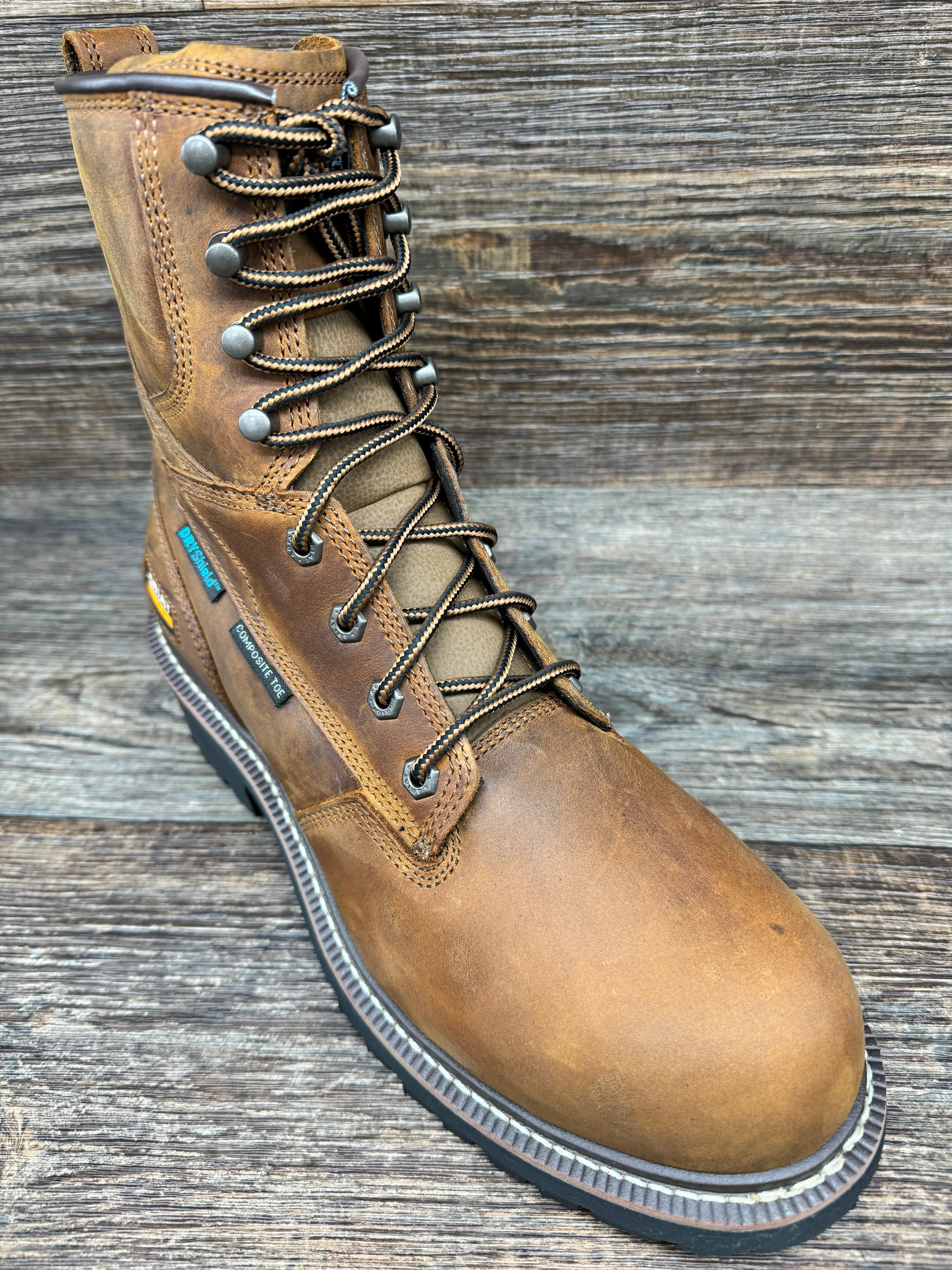 10050840 Men's Shock Shield Waterproof Lace-Up Logger Boot by Ariat