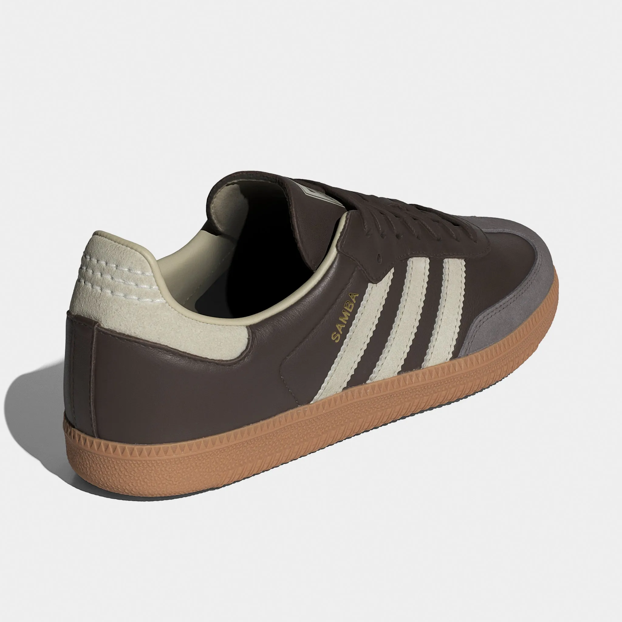 adidas Samba OG Brown / Putty Green - Gold