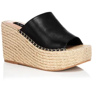 Aqua Womens Jacy Woven Slip On Espadrilles