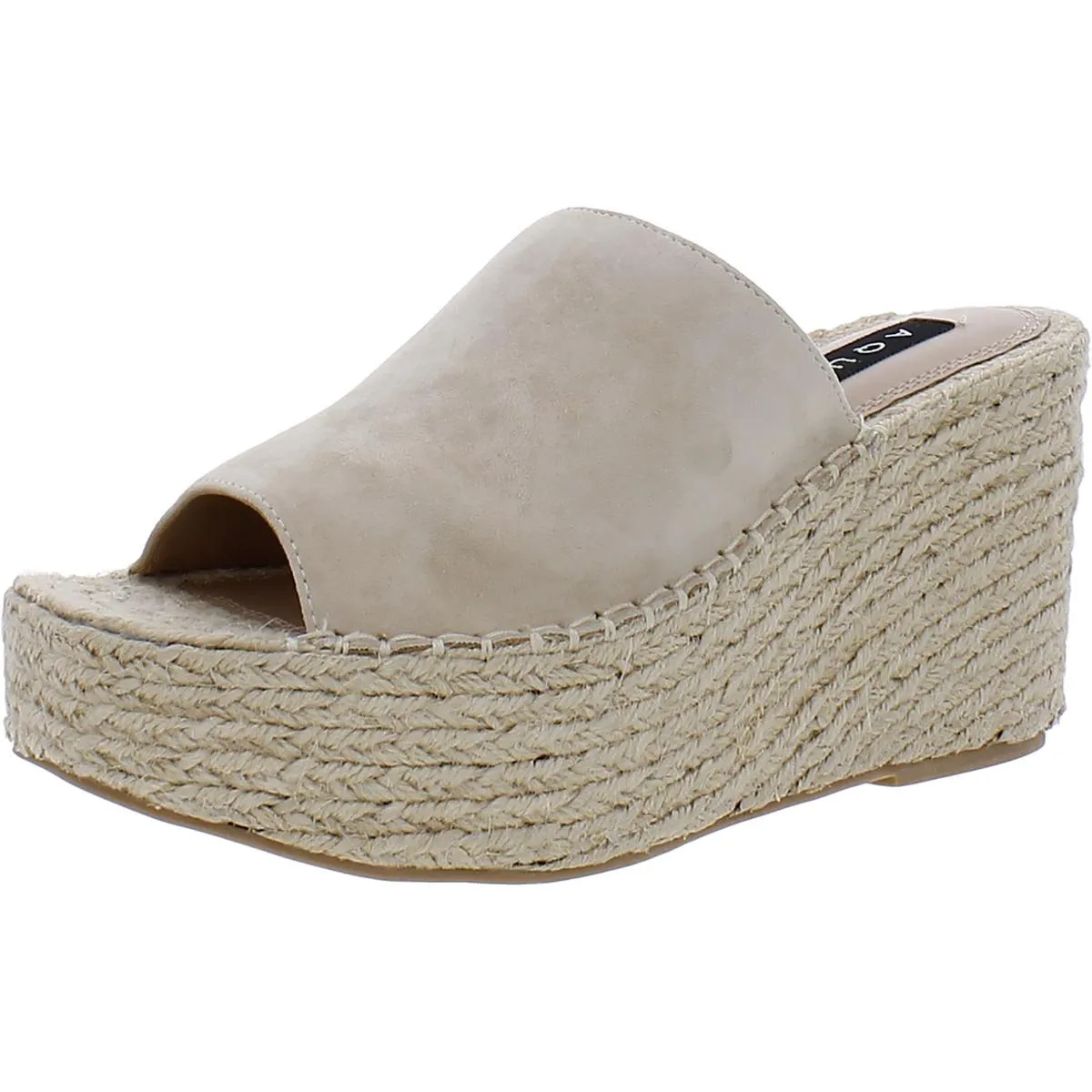 Aqua Womens Jacy Woven Slip On Espadrilles