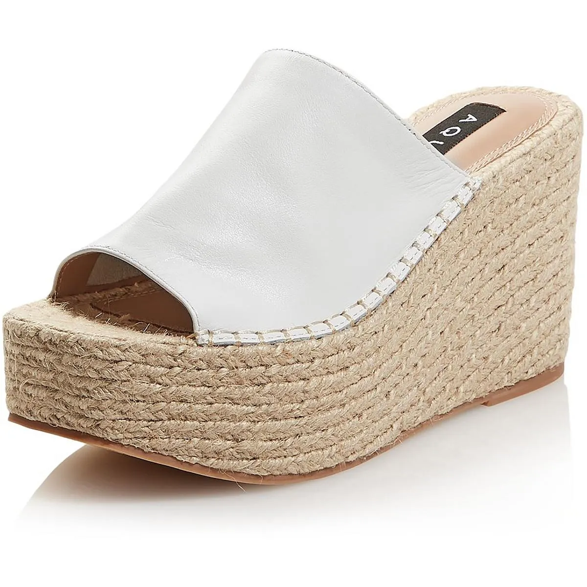 Aqua Womens Jacy Woven Slip On Espadrilles