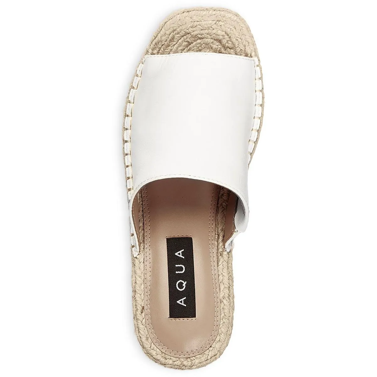 Aqua Womens Jacy Woven Slip On Espadrilles