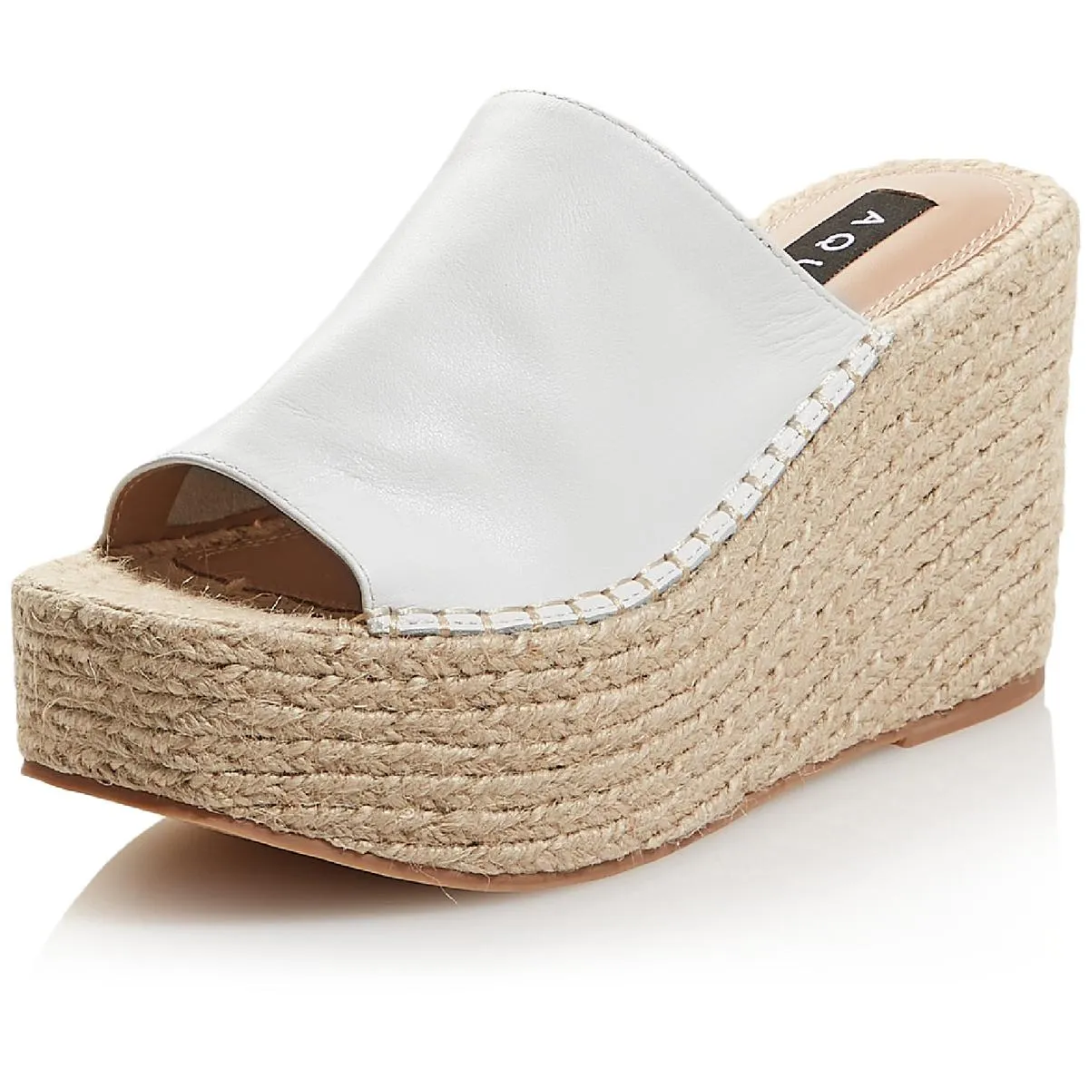 Aqua Womens Jacy Woven Slip On Espadrilles