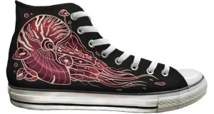 Baggins Original Hi Top Lauren Carr Nautilus & Mushrooms