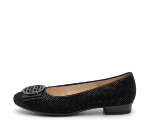 Bambi Women's Ornament Ballet Flat - Black 91