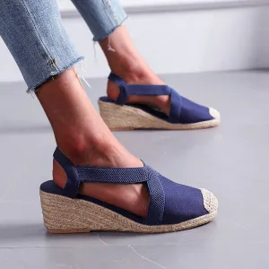 BerriesJam - Summer Soled High Heels Slingback Espadrilles