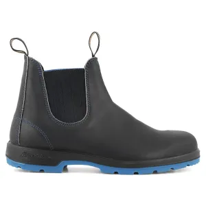 Blundstone 2343 Black Blue Slip On Chelsea Boots