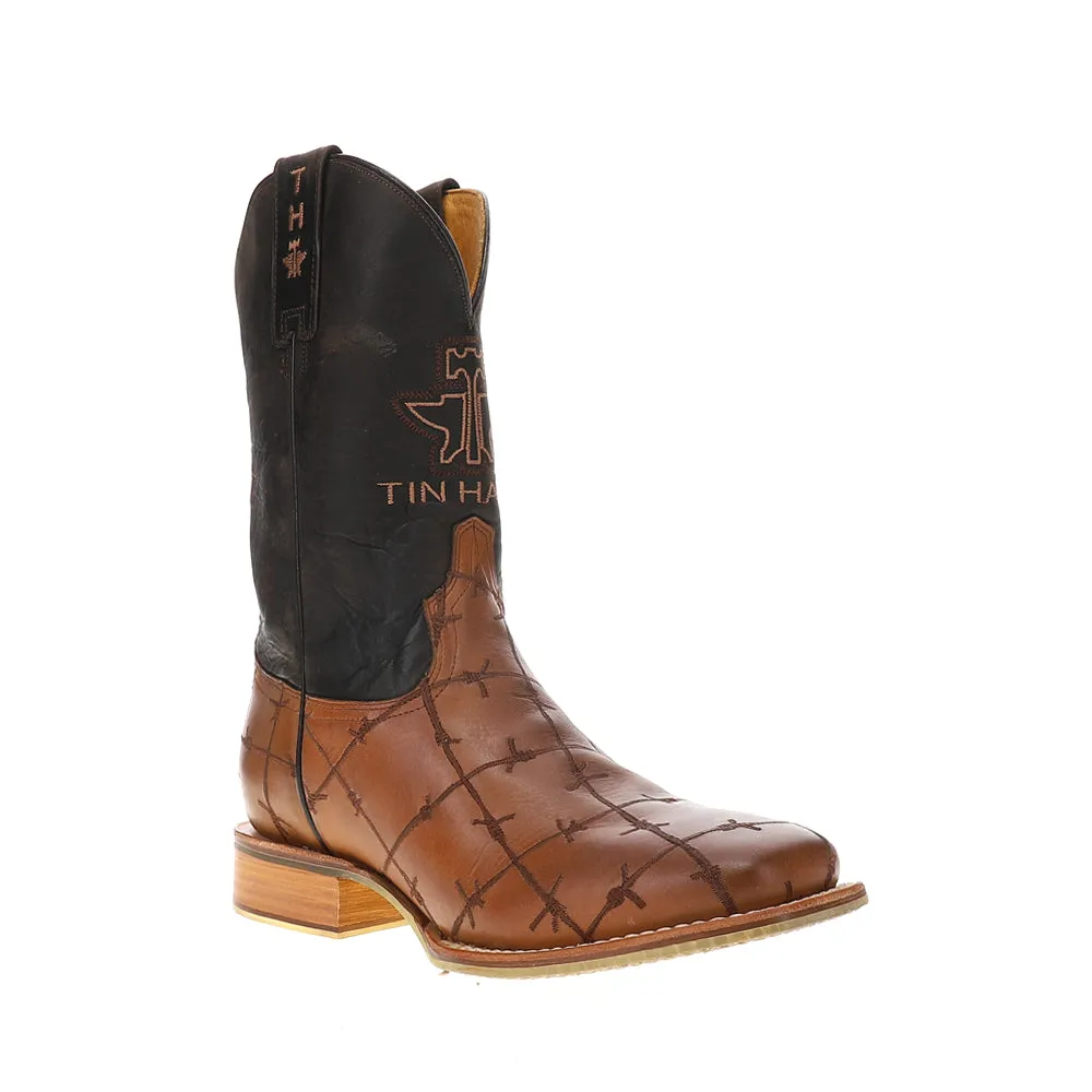 Bob Wire Square Toe Cowboy Boots