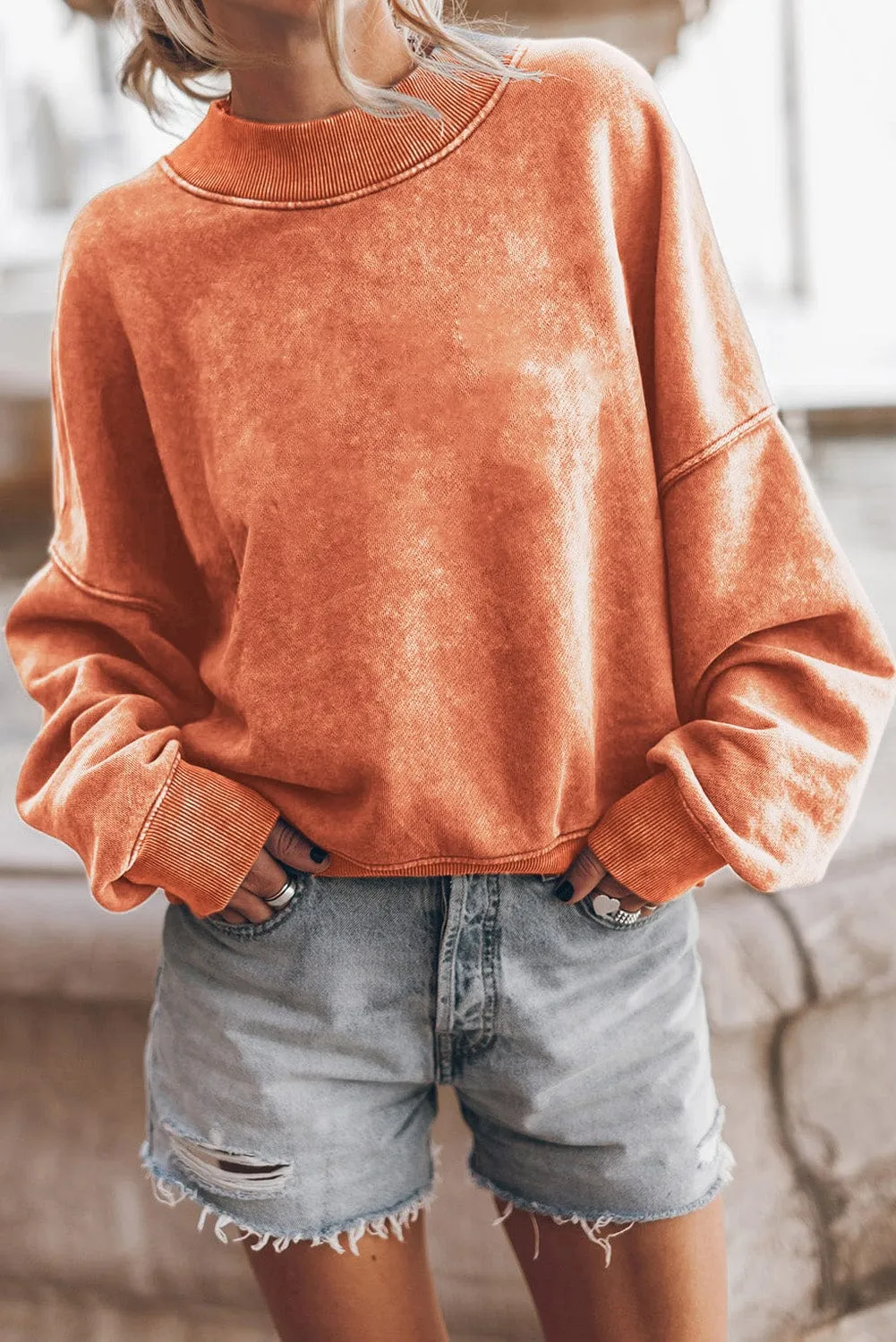 Boho-Chic Crew Neck Sweater