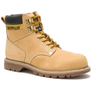 CAT Men's Second Shift Steel Toe Work Boot - Honey Nubuck - P89162