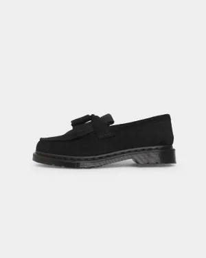 Dr. Martens Adrian Mono Tassel Loafers Black E.h Suede