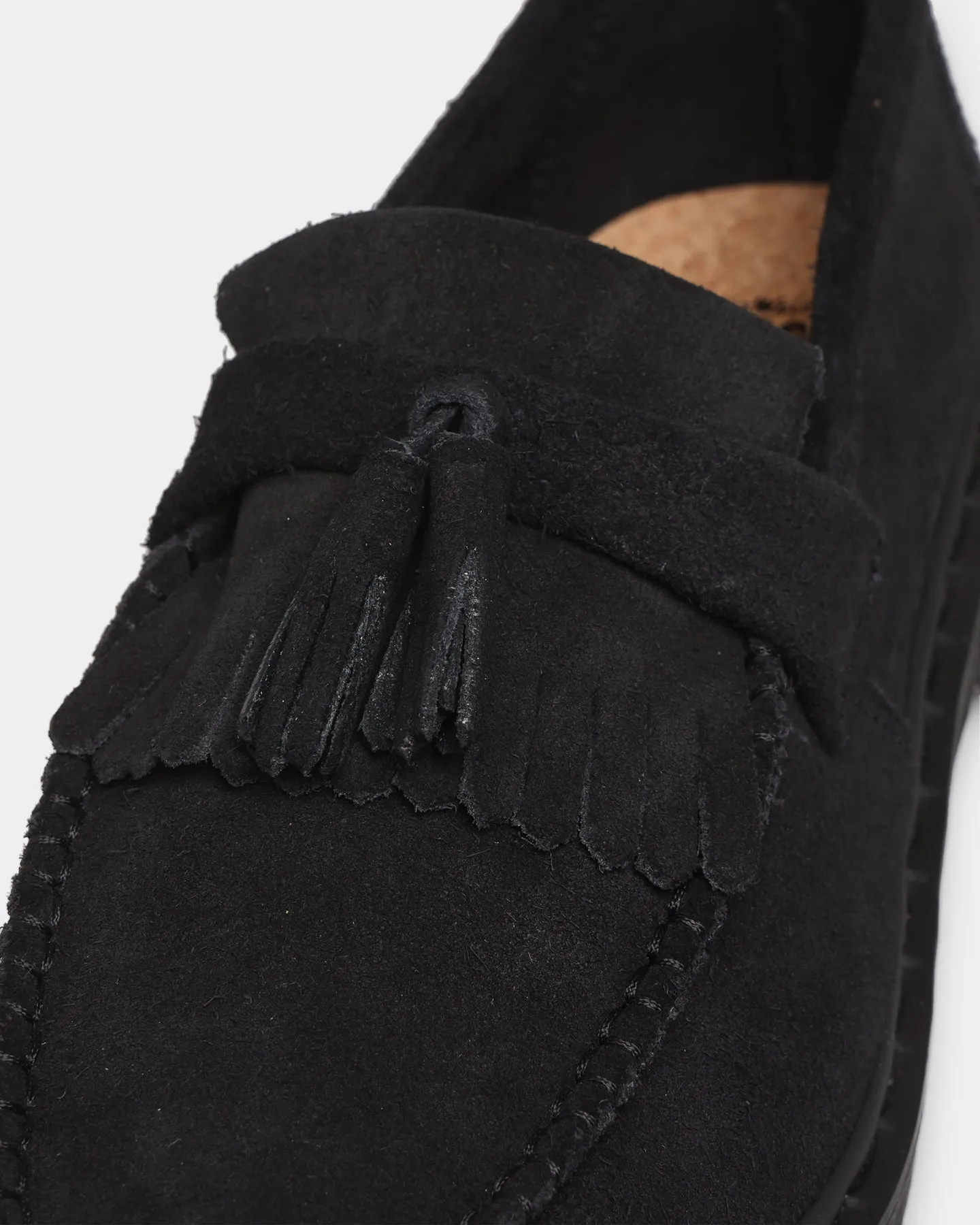 Dr. Martens Adrian Mono Tassel Loafers Black E.h Suede