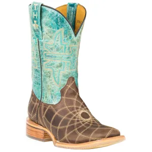 Dream Catcher Square Toe Cowboy Boots