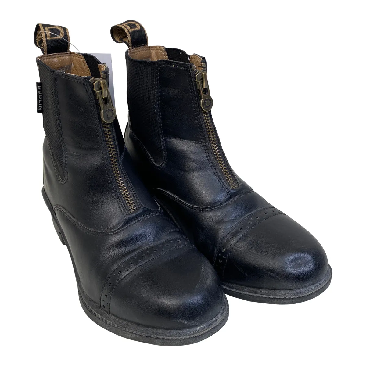 Dublin Altitude Zip Paddock Boots in Black - Children's 2