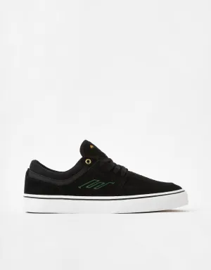 Emerica Hoban Skate Shoes - Black/White/Gold