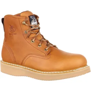 Georgia Mens 6 Inch Wedge Soft Toe Work Boot