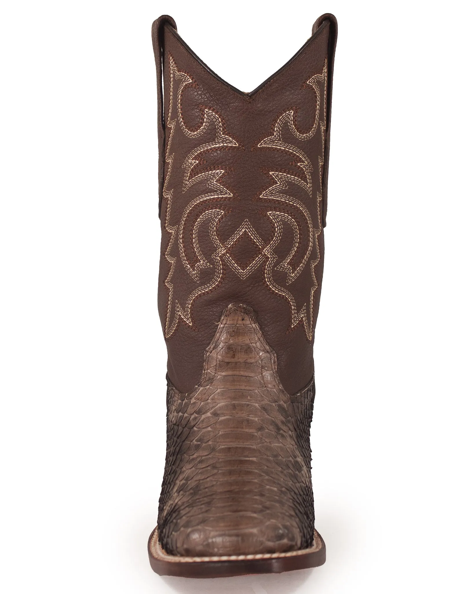 Men's Python Square Toe Western Boots