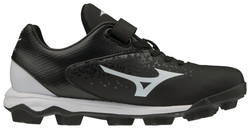 Mizuno Junior Wave Select Nine Moulded Baseball/Softball Cleat - Black/White