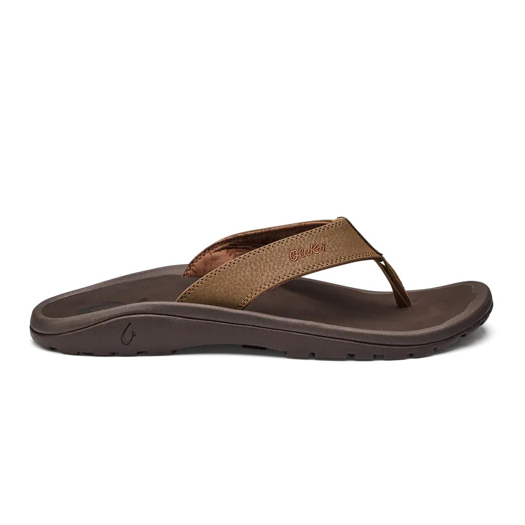 Olukai Men's 'Ohana Sandal - Tan/Dark Java 10110-3448