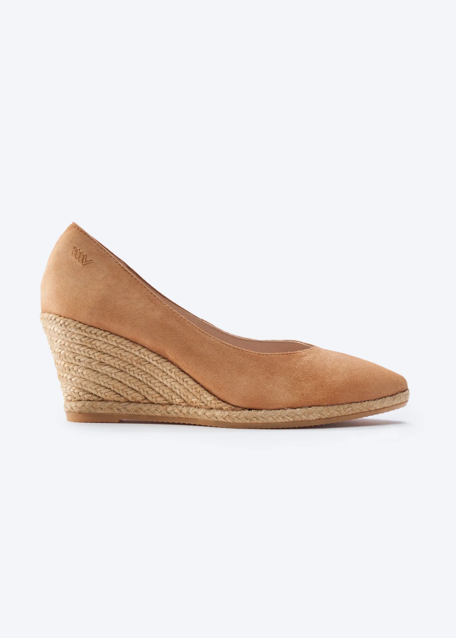 Roses Limited Edition Suede V Cut Espadrille Wedges