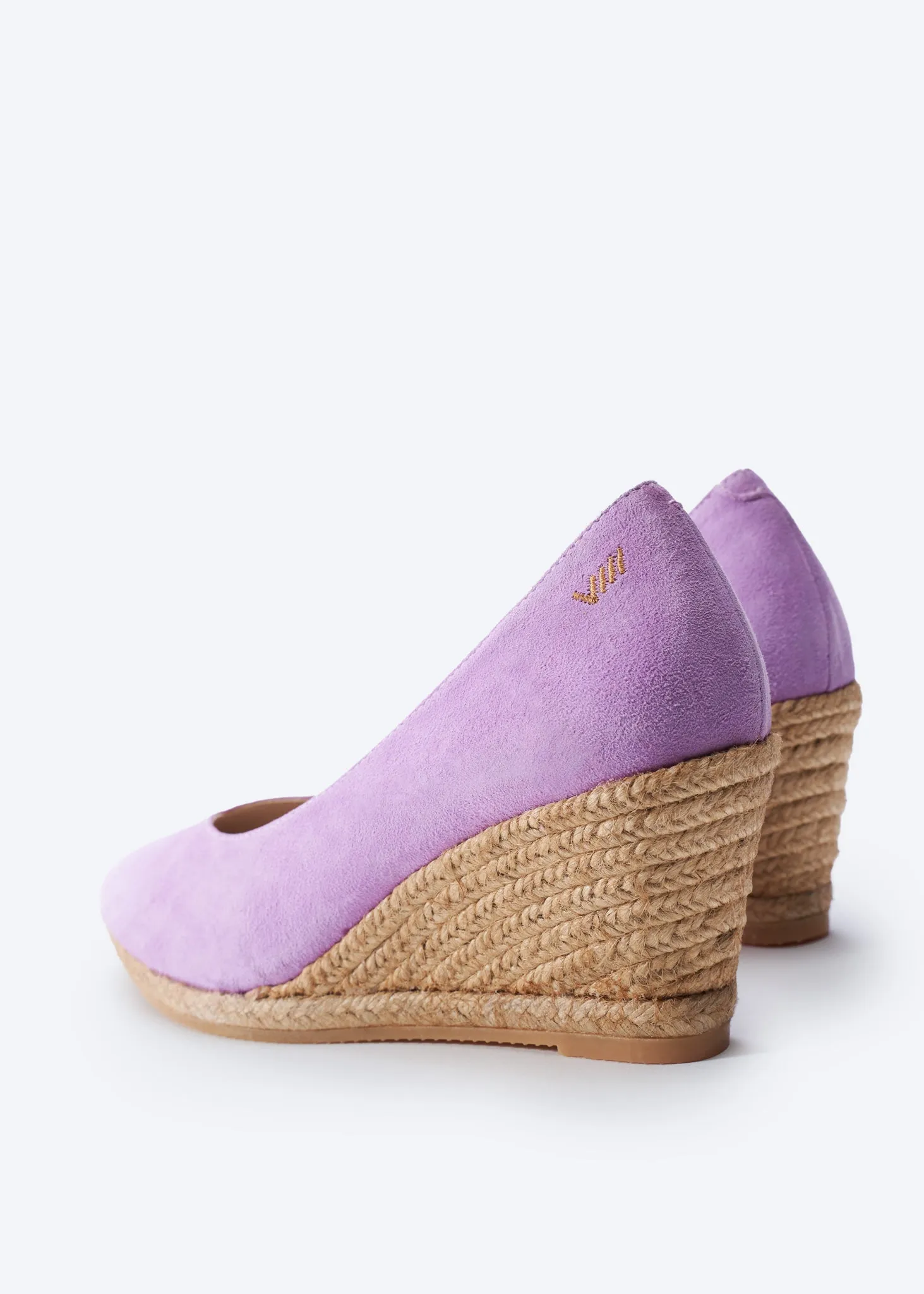 Roses Limited Edition Suede V Cut Espadrille Wedges