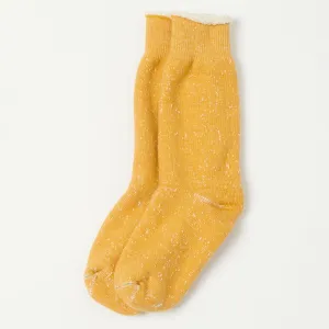 RoToTo Double Face Crew Sock - Yellow