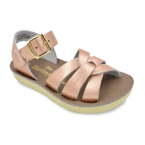 Salt Water by Hoy Kids Shoes Sun-San - Swimmer Sandal in Rose Gold