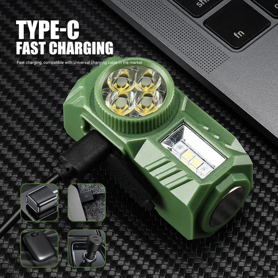 Strong Light LED XPE Sensor Headlamp USB Rechargeable Headlight 700mAh Built in Battery Head Lantern for Outdoor Camping Fishing