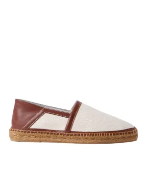 Tom Ford Mens Espadrilles In Brown/White