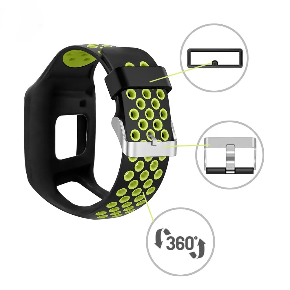 Watch band for TomTom Multi-Sport GPS HRM TomTom Runner Generation smart watch strap