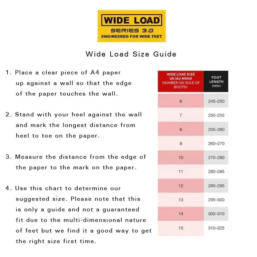 WideLoad 490BPO Wide Fit Safety Dealer Boot - Pull On - Black - 6E Fit